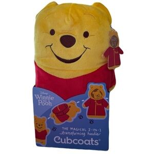 2/$35 Cubcoat Disney Winnie the Pooh Magical 2 in 1 Transforming Hoodie Size 6-7